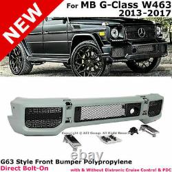 Aftermarket Amg G63 G65 Style Front Bumper Cover Kit Fit 90-2018 G Class G Wagon