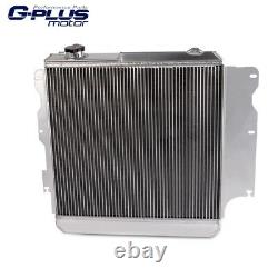 Aluminum Racing Radiator Fit For 1987-04 Jeep Wrangler YJ GM Chevy V8 Conversion
