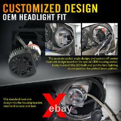 Best Brightness H11 LED Headlight Low Beam Custom Fit for Toyota 4Runner 2020 2X