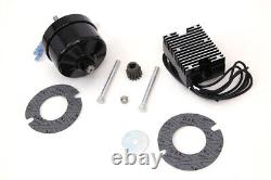 Black 12 Volt Alternator Generator Conversion Kit fits Harley-Davidson