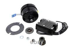 Black 12 Volt Alternator Generator Conversion Kit fits Harley-Davidson