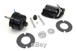 Black 12 Volt Alternator Generator Conversion Kit fits Harley-Davidson