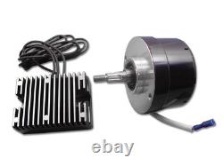 Black 17 Amp 12 Volt Alternator Generator Conversion Kit fits Harley Davidson Black 17 Amp 12 Volt Alternator Generator Conversion Kit fits Harley Davidson