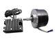 Black 17 Amp 12 Volt Alternator Generator Conversion Kit Fits Harley Davidson