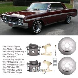 Bolt-On Rear Disc Brake Conversion Kit, Fits GM 10 and 12 Bolt