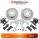 Bolt-on Rear Disc Brake Conversion Kit Fits For Gm 10 Bolt And 12 Bolt Usa