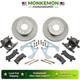 Bolt-on Rear Disc Brake Conversion Kit, Fits For Gm 10 Bolt And 12 Bolt Us