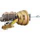 Brake Booster Conversion Kit, 1 In Bore, Zinc, Fits Chevy Fullsize 55-57