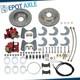 Brand New Universal Rear-end Disc Brake Conversion Kit Red Fits For Ford 9 Inch