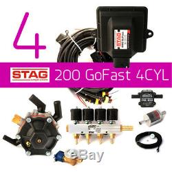 COMPLETE AUTOGAS CONVERSION KIT STAG 200 GO FAST 110kWith150HP, TANK & ALL FITTINGS