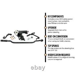 CPP 5557PSU-K 1955-57 Fits Chevy Power Steering Conversion Kit CPP 5557PSU-K 1955-57 Fits Chevy Power Steering Conversion Kit