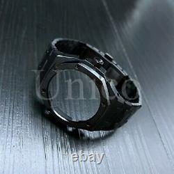 Casioak Gen4 Conversion Kit Metal Bezel Steel Bracelet Fits G-Shock GA2100 BLK