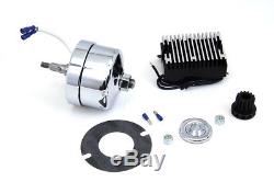 Chrome 12 Volt Alternator Generator Conversion Kit fits Harley Davidson, V-Twi