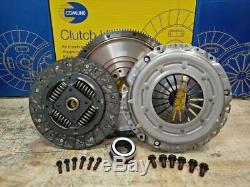 Clutch Conversion Kit Fit Solid Flywheel Set Vw Golf Estate 1.6 Tdi 90hp Diesel