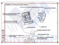 Conversion Kit fits Hitachi EX100-2 EX100-3 EX120-2/3EXCAVATOR with Instruction