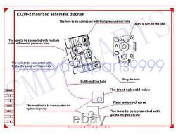 Conversion Kit fits Hitachi EX100-2 EX100-3 EX120-2/3 Excavator with Instruction