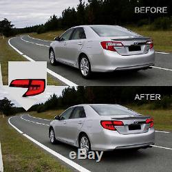 Custom Fiber Optic SMOKE LED Taillights Assembly fit for 2012-2014 Toyota Camry