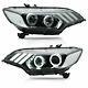 Customized Led Headlights With Drl Sequential Turn Signal For 15-20 Honda Fit