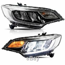 Customized LED Headlights with DRL for 2014-2020 Honda Jazz/Fit RS Assembly