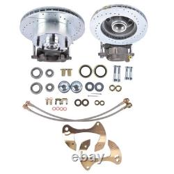 Disc Brake Conversion Kit Drilled/ Slotted fits Chevy Biscayne Bel Air 1955-1957
