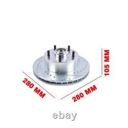 Disc Brake Conversion Kit Drilled/ Slotted fits Chevy Biscayne Bel Air 1955-1957