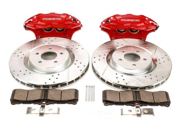 Disc Brake Upgrade Kit-powerstop Front Big Brake Conversion Kit Fits Mustang