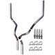 Dual 3 Conversion Exhaust Kit Fits 2001 Ford F-150 F-250