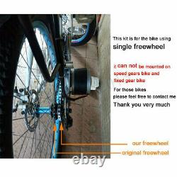 E-Bike Conversion Kit 250W 24V fits 22-28'' Bicycle Road Bike Modification