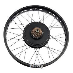 E-Bike Fat Tire Bicycle Rear Wheel Hub Motor Conversion Kit Fit 26 48V 1500W