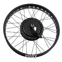 E-Bike Fat Tire Bicycle Rear Wheel Hub Motor Conversion Kit Fit 26 48V 1500W