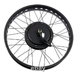 E-Bike Fat Tire Bicycle Rear Wheel Hub Motor Conversion Kit fits 26 48V 1500W