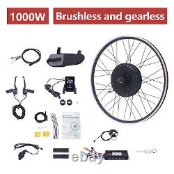 Ebike LCD 1000W 700C Rear Wheel Conversion Electric Bike Kit fits for 28-29 inch