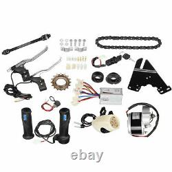 Electric Bike Conversion Kit fits 22-28'' Bicycle Refit Motor Controller