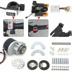 Electric Bike E-Bike Conversion Kit Brush Motor Fits For Left Chain Drive 350W