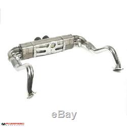 FABSPEED VALVED MUFFLER CONVERSION KIT fits 2015-2016 PORSCHE 981 CAYMAN GT4