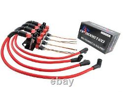 FITS LQ9 D585 Ignition Coil Packs & Bracket + 10mm Wires 4 cyl Universal Kit