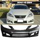 Fit 06-09 Lexus Is-series Is250 Pp Front Bumper Conversion Cover & Foglight