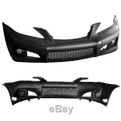 Fit 06-09 Lexus Is-Series IS250 PP Front Bumper Conversion Cover & Foglight