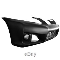 Fit 06-09 Lexus Is-Series IS250 PP Front Bumper Conversion Cover & Foglight