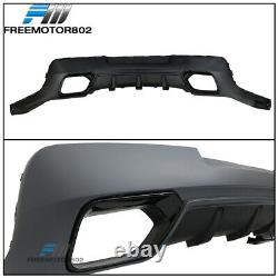 Fit 14-15 Camaro Z28 Spring Edition Rear Lower Bumper Conversion withRear Diffuser