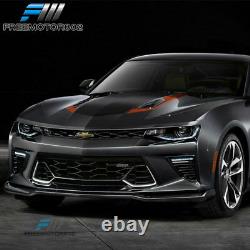 Fit 16-18 Chevy Camaro SS 50th Anniversary Front Bumper Conversion withDRL Grille