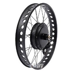 Fit 26in 48V 1500W E-Bike Fat Tire Bicycle Rear Wheel Hub Motor Conversion Kit Fit 26in 48V 1500W E-Bike Fat Tire Bicycle Rear Wheel Hub Motor Conversion Kit