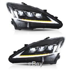 Fit For 2006-2013 Lexus IS250 IS350 IS F LED DRL Projector Head Lights Rear Lamp