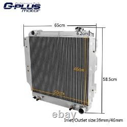 Fit For 87-04 Jeep Wrangler YJ GM Chevy V8 Conversion Aluminum Radiator