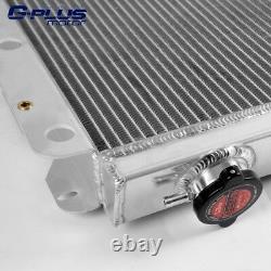 Fit For 87-04 Jeep Wrangler YJ GM Chevy V8 Conversion Aluminum Radiator
