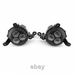 Fit For KIA Soul 2014 2015 2016 LED Front Bumper Fog Lights Lamp Clear Lens Pair