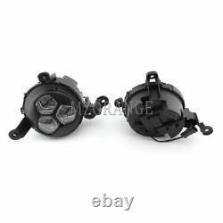 Fit For KIA Soul 2014 2015 2016 LED Front Bumper Fog Lights Lamp Clear Lens Pair