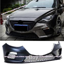 Fit For Mazda 3 AXELA 2014-2016 Front Bumper and Conversion Kit Primer
