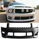 Fits 05-09 Ford Mustang V6 Racer Style Front Bumper Cover Conversion Bodykit