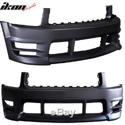 Fits 05-09 Ford Mustang V6 Racer Style Front Bumper Cover Conversion Kit PP